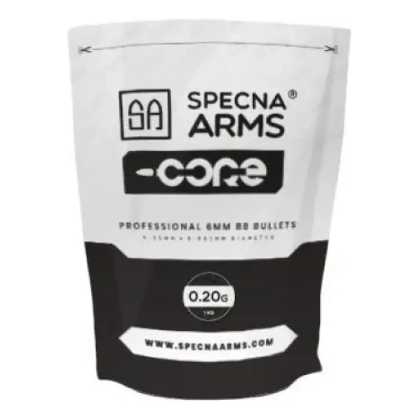 SPECNA ARMS CORE 0.20G 6mm BB KUGLICE 1000 komada