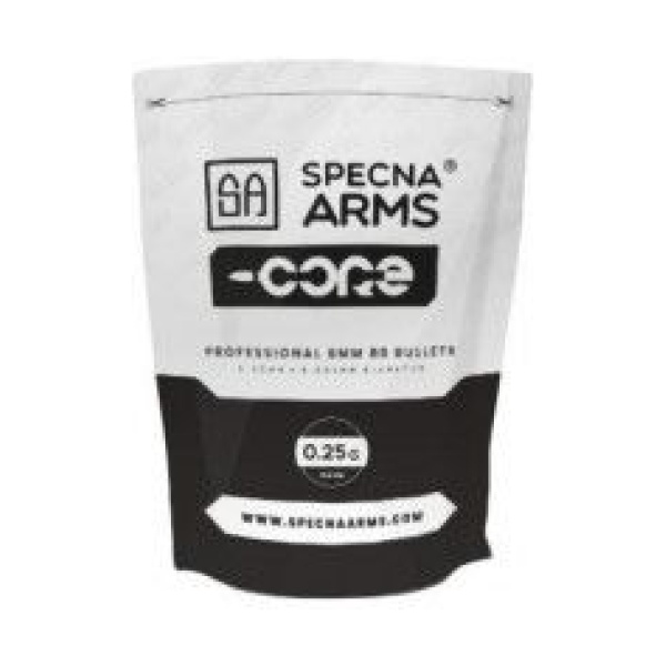 SPECNA ARMS CORE 0.25G 6mm BB KUGLICE 1000 komada